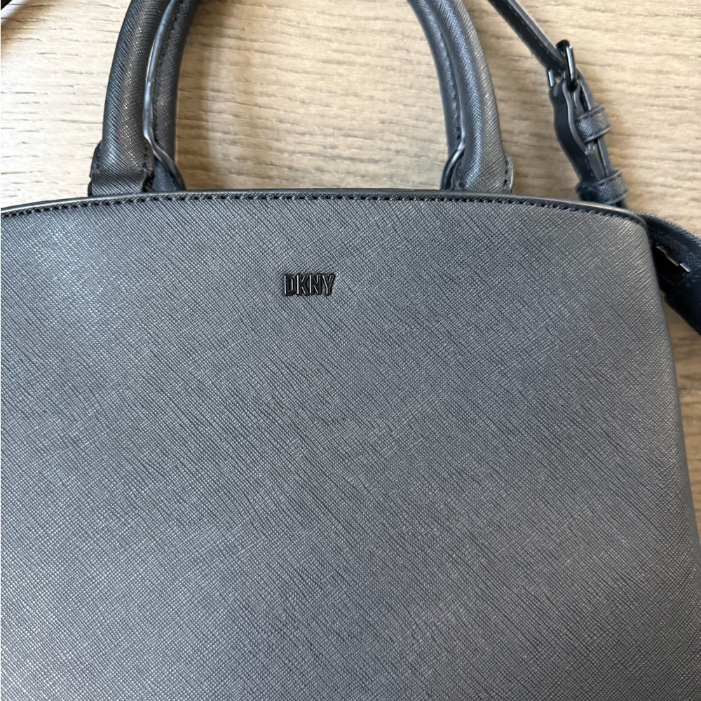 DKNY Black Small Satchel Shoulder & crossbody Handbag - Picture 3 of 9